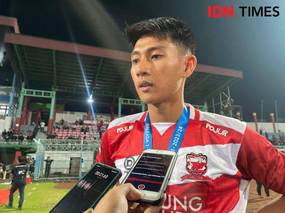 Malik Risaldi, pemain Timnas Indonesia. (IDN Times/Sandy Firdaus)