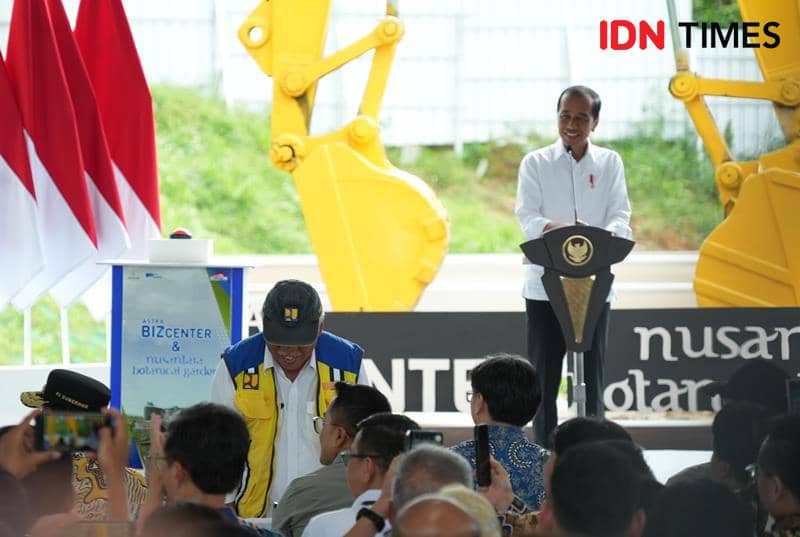 Presiden Jokowi Foto Humas OIKN (IDN Times/Ervan)