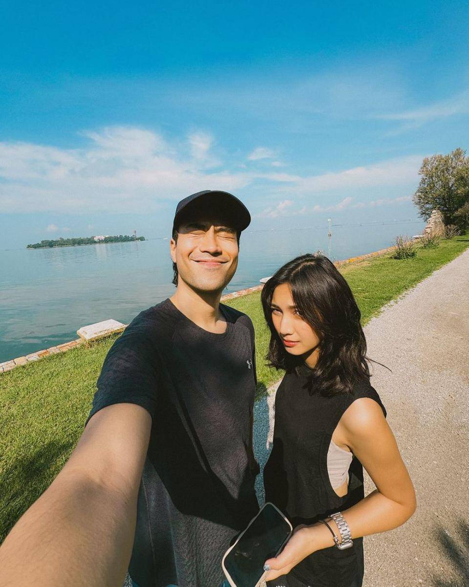 potret Vidi Aldiano jogging di Venesia, Italia (instagram.com/vidialdiano)