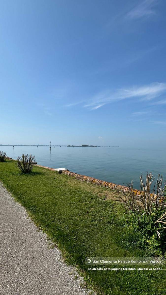potret Vidi Aldiano jogging di Venesia, Italia (instagram.com/vidialdiano)