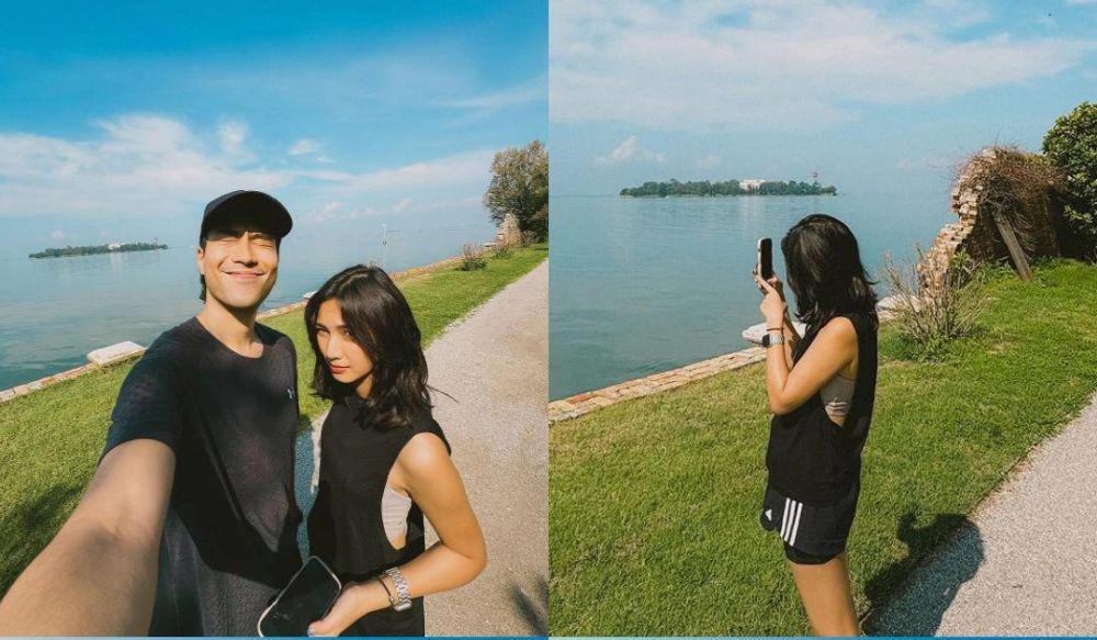 7 Potret Vidi Aldiano Jogging di Venesia, Lihat Pemandangan Indah!