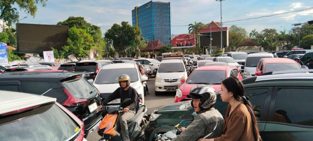 Lalu Lintas Palembang Kacau Imbas Sumbagsel Blackout