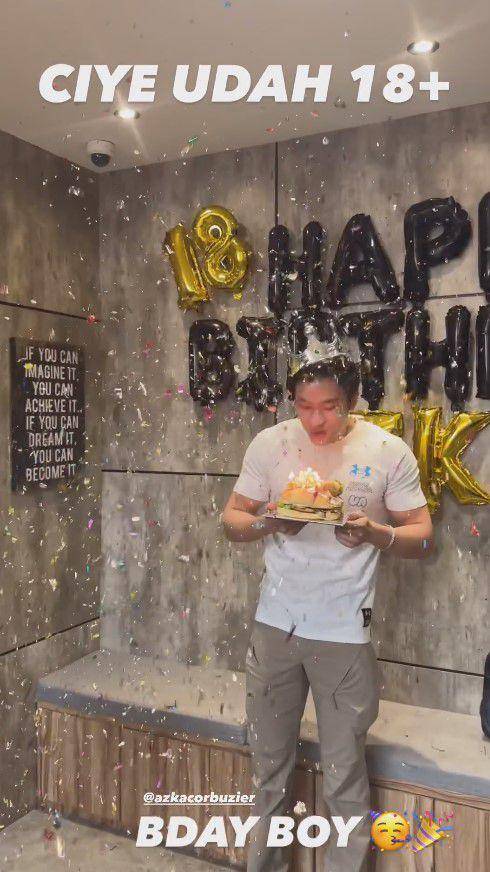 ulang tahun Azka Corbuzier (Instagram.com/sabrinachairunnisa_)