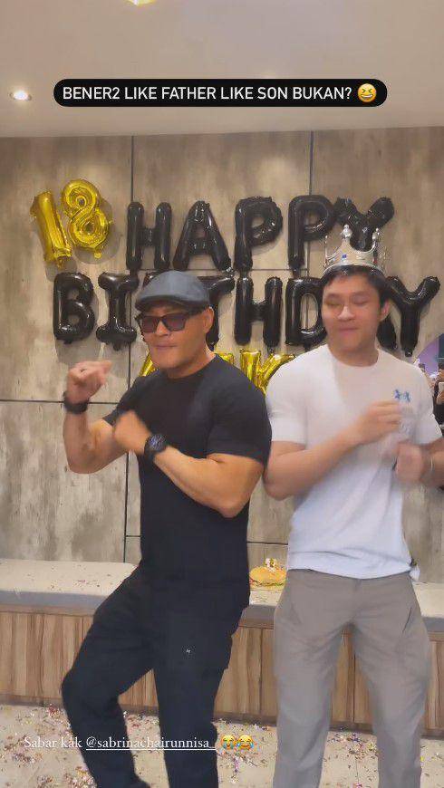 ulang tahun Azka Corbuzier (Instagram.com/sabrinachairunnisa_)