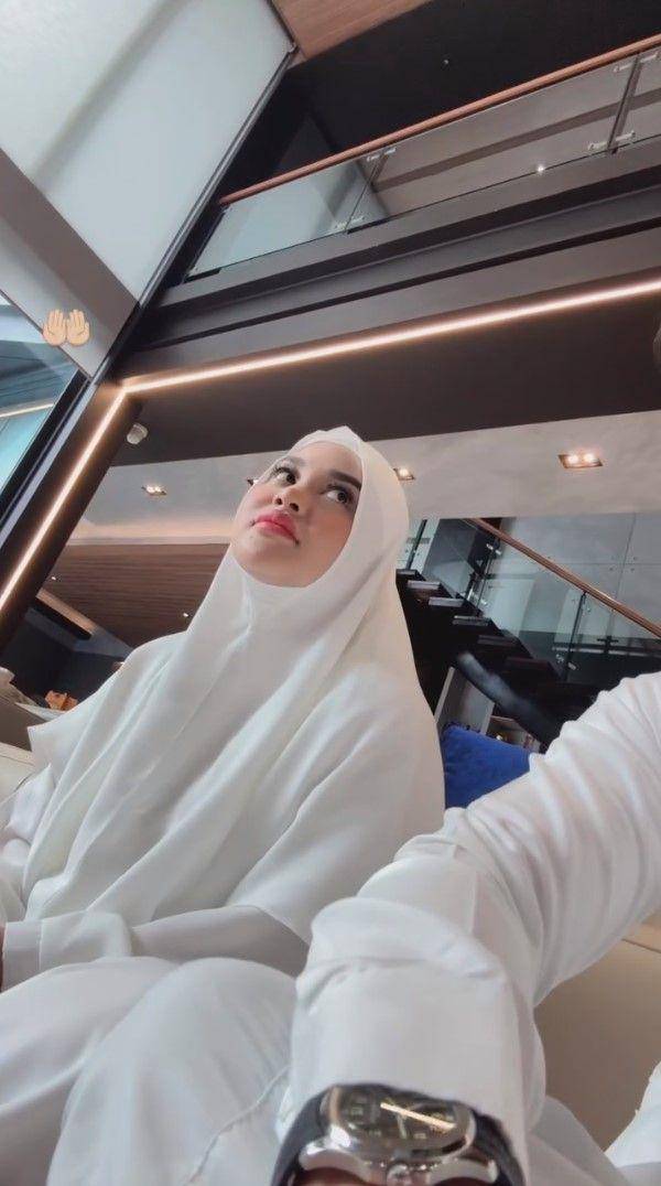 potret Atta Halilintar dan Aurel manasik haji (instagram.com/attahalilintar)