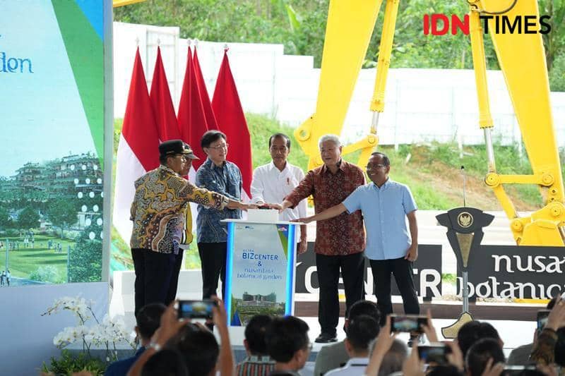 Jokowi Groundbreaking Astra Biz Center di IKN