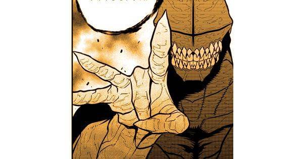 Kaiju No. 10 menembakkan proyektil dengan jentikan jari ( Dok. Shueisha / Kaiju No. 8 )