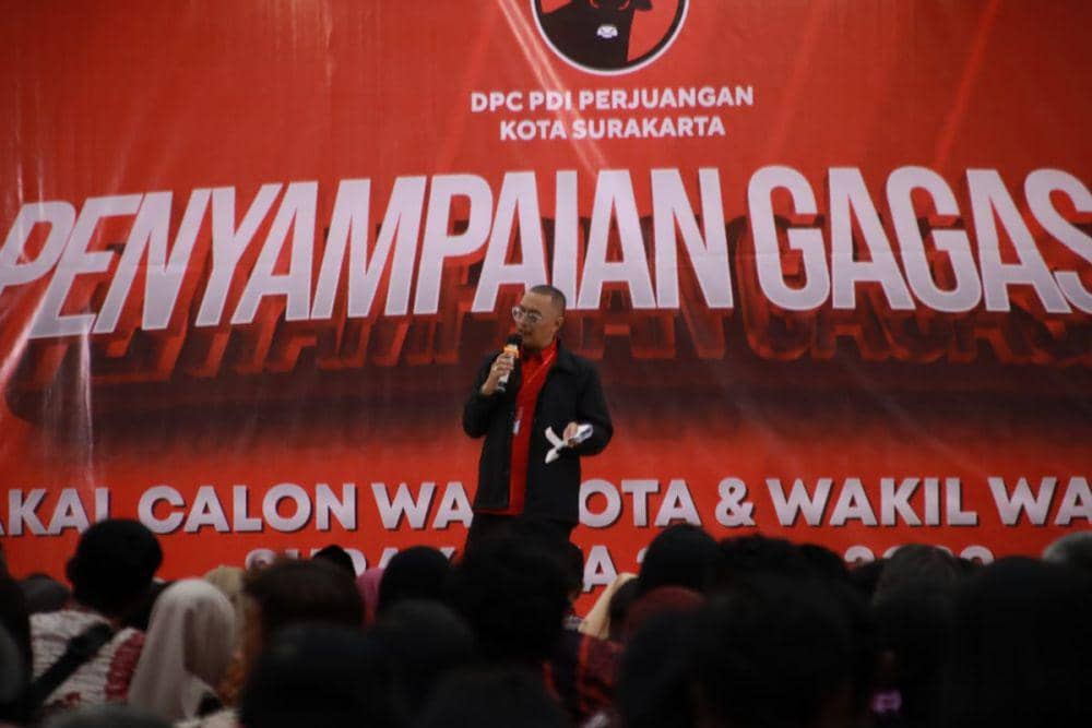 Penyelenggaran adu gagasan bakal calon walikota/wakil walikota Solo dari PDIP. (Dok/DPC PDIP Solo)
