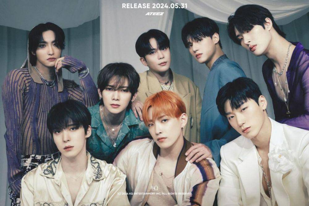 potret ATEEZ di 10th mini album GOLDEN HOUR : Part.1 (instagram.com/ateez_official_)