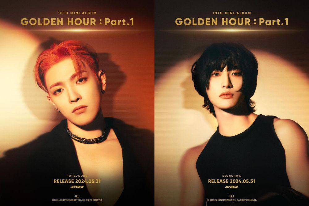 potret Hongjoong dan Seonghwa ATEEZ di 10th mini album GOLDEN HOUR : Part.1 (instagram.com/ateez_official_)