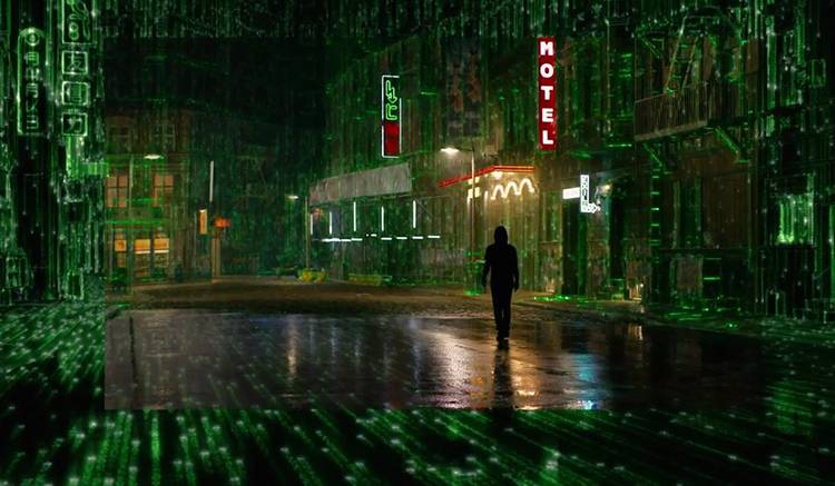 Ilustrasi hidup di dunia matrix (youtube.com/warnerbrospictures)