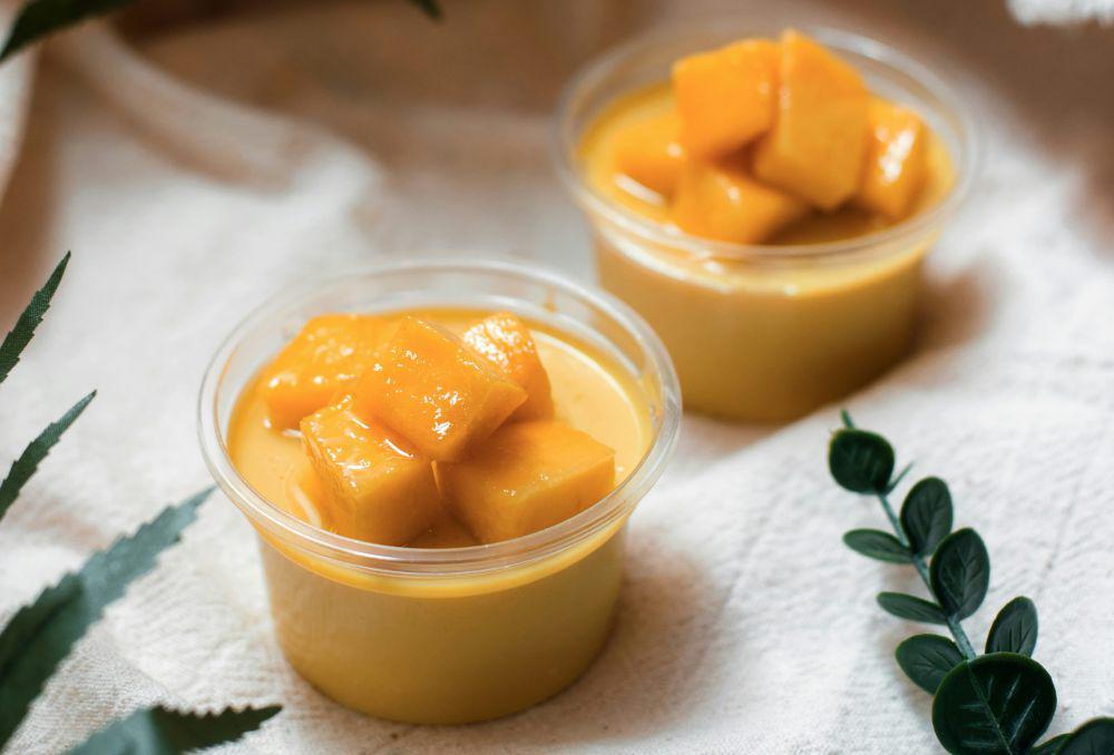 Resep Mango Coconut Pudding yang Lumer Di Mulut