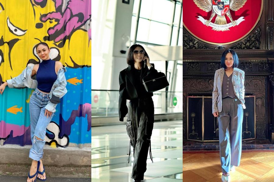 7 Padu Padan Outfit ala Yuni Shara yang Tampak Awet Muda