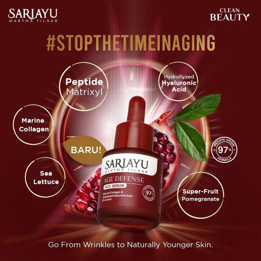 Sariayu Age Defense Face Serum. (instagram.com/sariayu_mt)