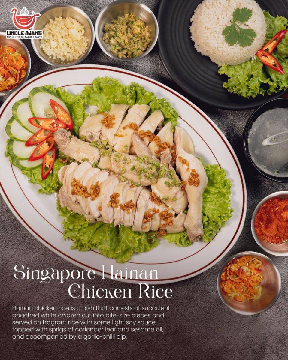Singapore Hainan Chicken Rice ala Uncle Wang Bali (Instagram.com/@unclewangbali)