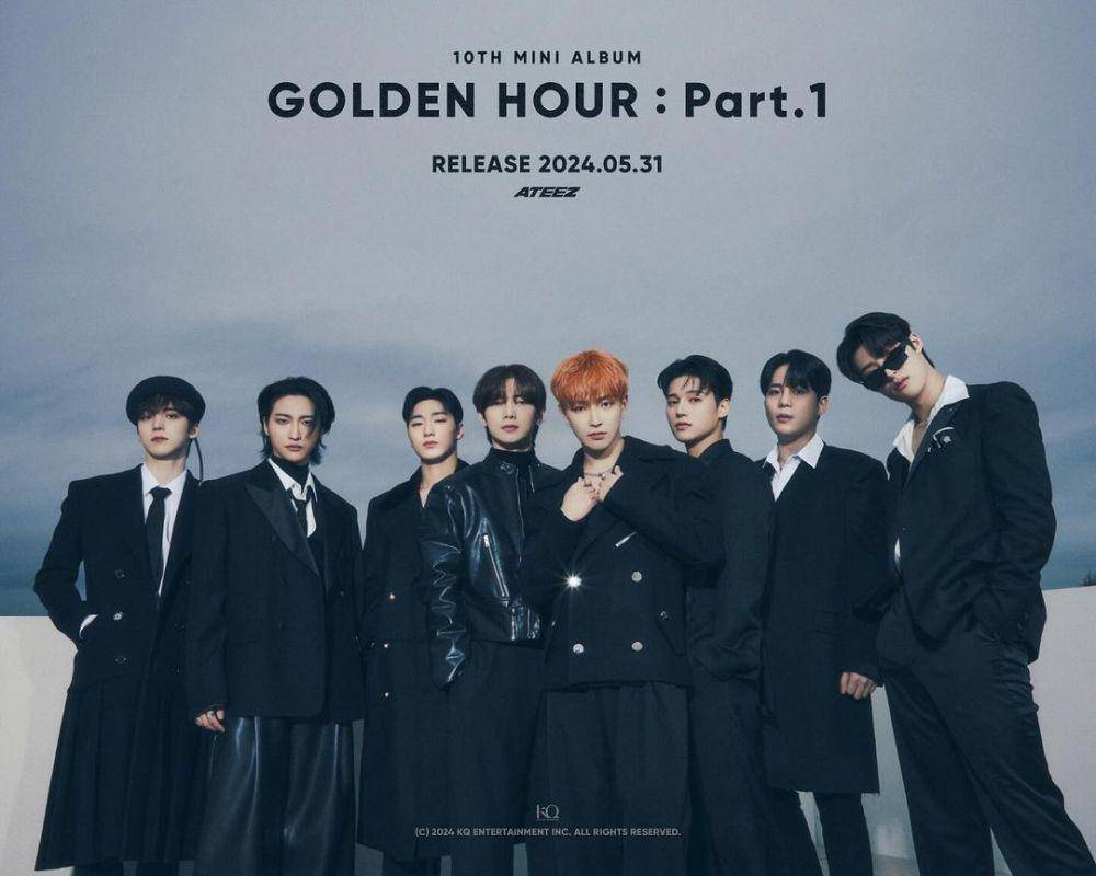 potret ATEEZ di 10th mini album GOLDEN HOUR : Part.1 (instagram.com/ateez_official_)