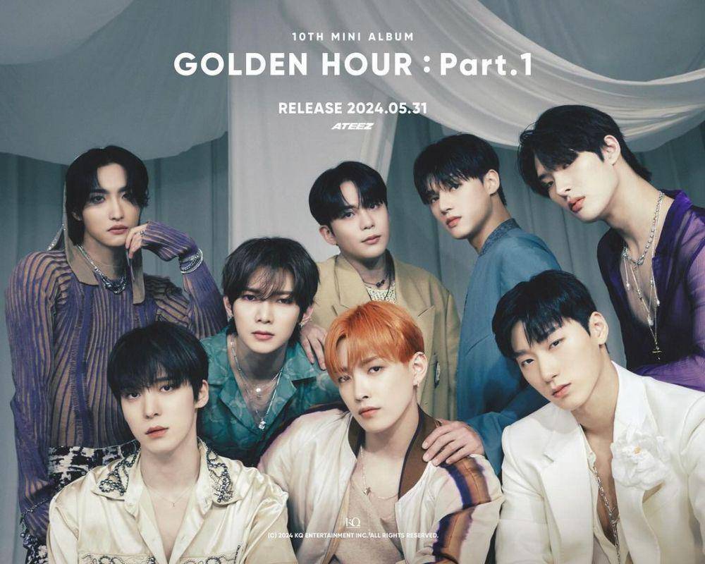 potret ATEEZ di 10th mini album GOLDEN HOUR : Part.1 (instagram.com/ateez_official_)