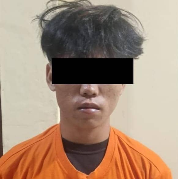 Pelaku pemerkosaan AL. (DOK. Polres Lampung Tengah).