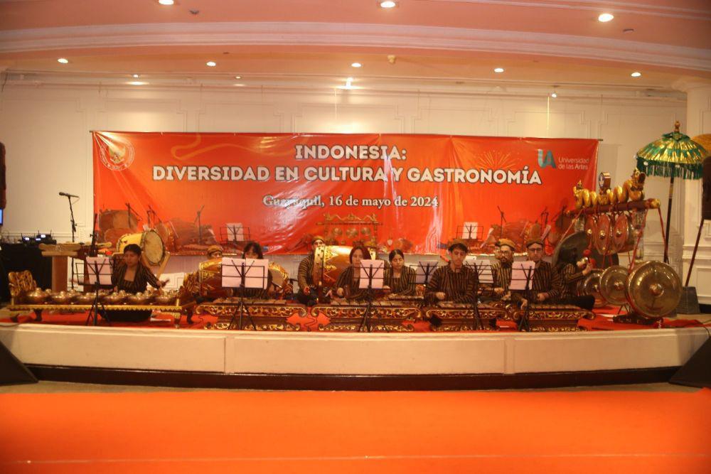 Indonesia Promosi Alat Musik Gamelan di Guayaquil Ekuador