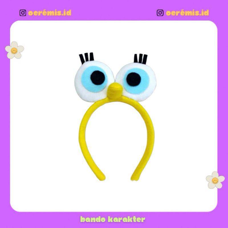 Ilustrasi aksesori rambut SpongeBob (Shopee/Oerémis.id)