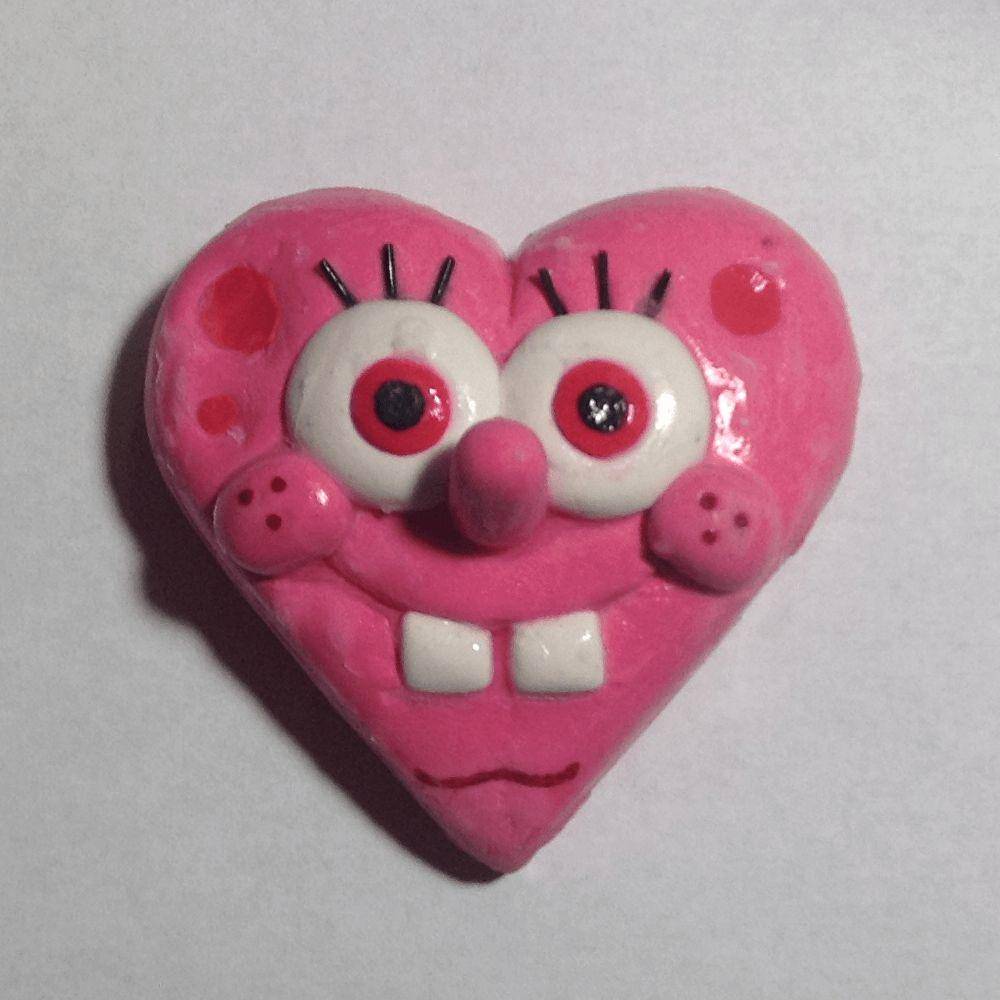 potret karya buatan tangan tema SpongeBob dari tanah liat (reddit.com/user/crazycreeper529)