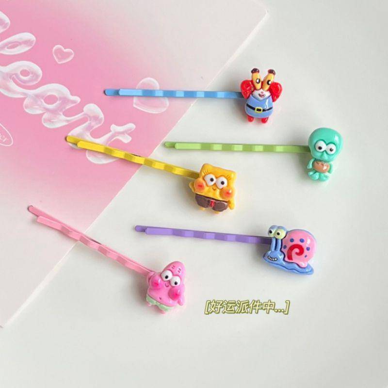 Ilustrasi aksesori rambut SpongeBob (Shopee/Its Pico)