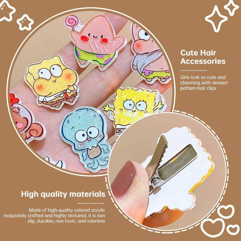 Ilustrasi aksesori rambut SpongeBob (Shopee/Dynamism)