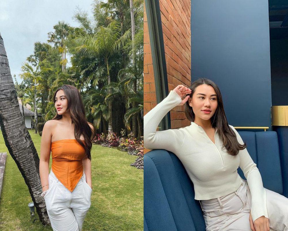 10 Ide Padu Padan Celana Putih ala Aaliyah Massaid, Stylish Abis!