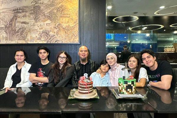 7 Potret Ultah Ke-8 Muhammad Ali, Putra Mulan Jameela dan Ahmad Dhani