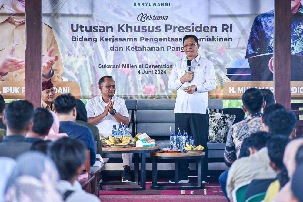 Utusan Khusus Presiden Republik Indonesia (UKP RI) Bidang Kerja Sama Pengentasan Kemiskinan dan Ketahanan Pangan, Muhamad Mardiono (dok. Istimewa)