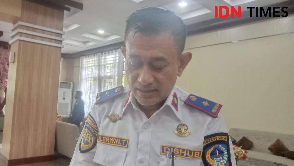 Kepala Dinas Perhubungan Sulsel Andi Erwin Terwo. (IDN Times/Asrhawi Muin)