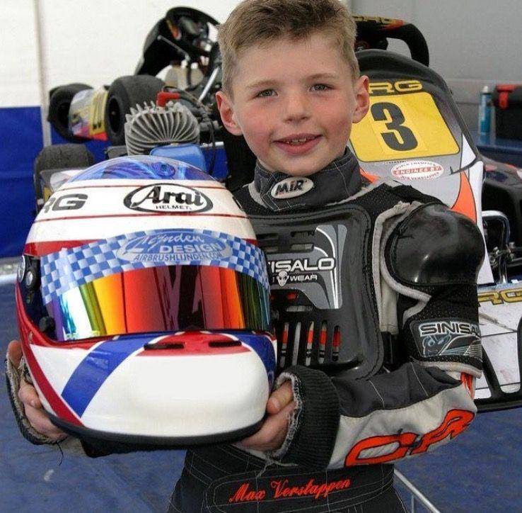 Max Verstappen saat masih jadi atlet kart (twitter.com/VerstappenCOM)