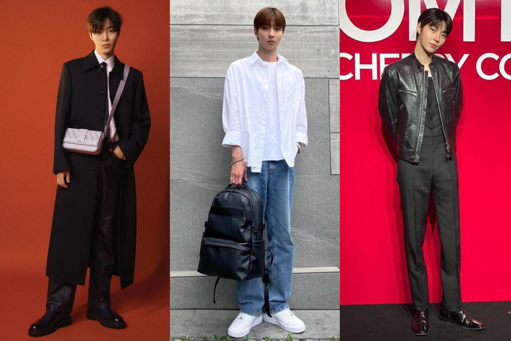 7 Inspirasi OOTD Leather ala Hwang In Yeop, Modis Maskulin!