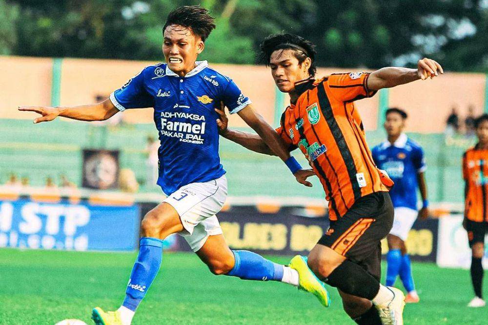Persibo Bojonegoro dalam laga melawan Adhyaksa Farmel FC pada babak 32 besar Liga 3 Nasional 2023/2024. (instagram.com/persibo.bojonegoro)