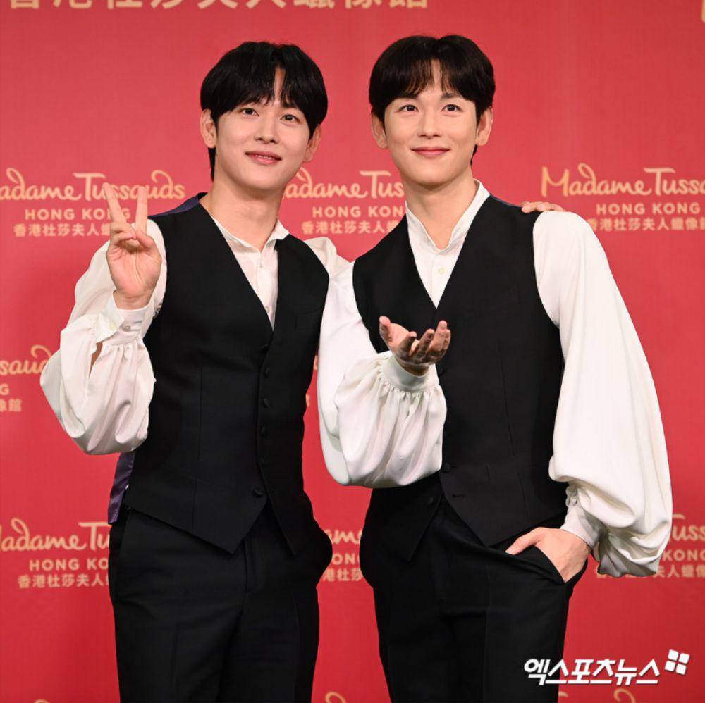 potret Im Si Wan di acara peresmian Madame Tussauds Hong Kong's Lim Si-wan Wax Figure (dok. Xsport News)