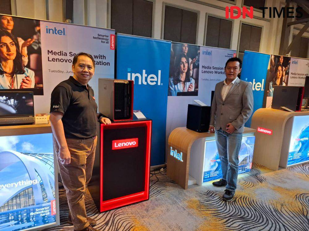 jajaran Lenovo Workstation (IDN Times/Fatkhur Rozi)