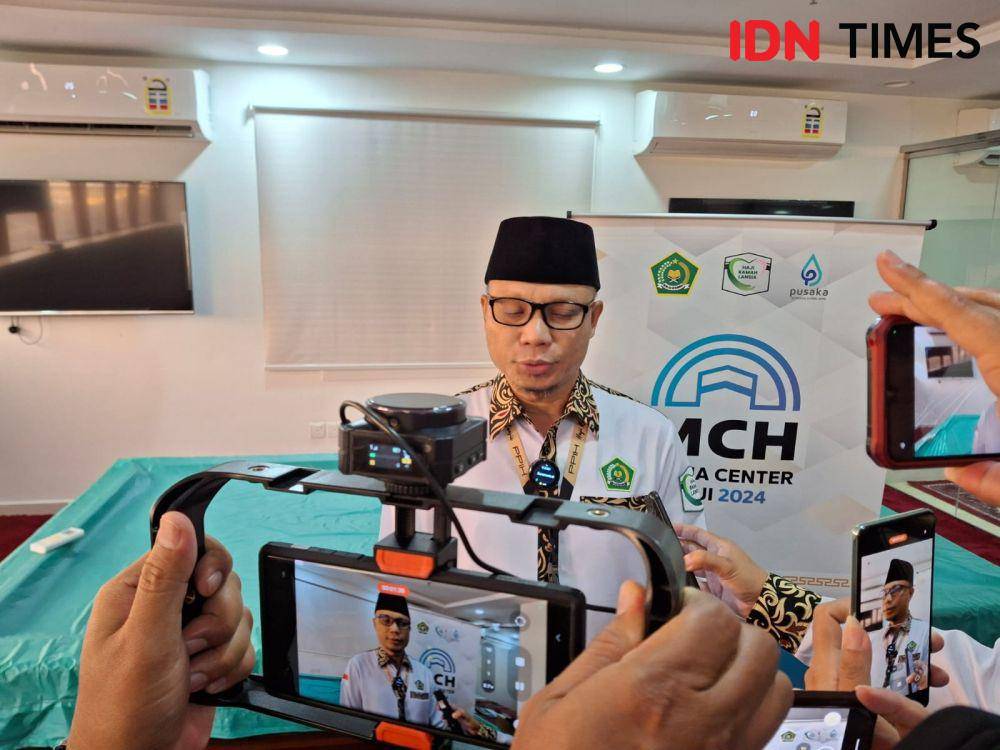 Direktur Pelayanan Luar Negeri, Direktorat Jenderal Penyelenggaraan Haji dan Umrah, Kementerian Agama, Subhan Chalid. IDN Times/Faiz Nashrillah