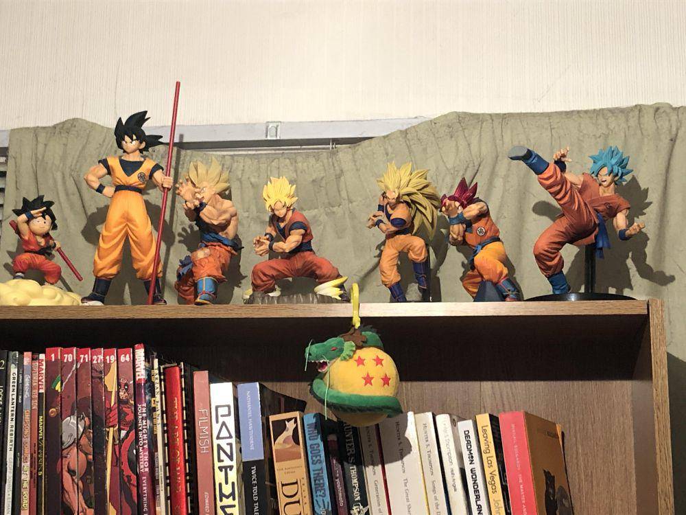 potret koleksi figur aksi Dragon Ball (reddit.com/user/lackey98)