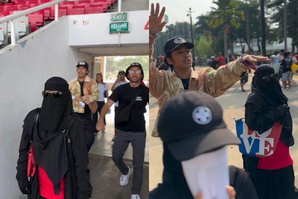 7 Potret Umi Pipik Dukung Menantu di Pertandingan Timnas vs Irak