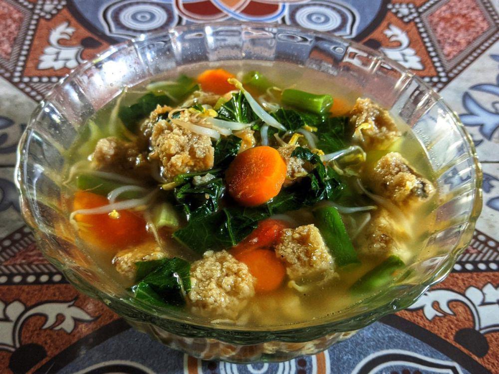 Resep Sayur Taoge Oncom untuk Lauk Nasi, Kuahnya Segar Abis!