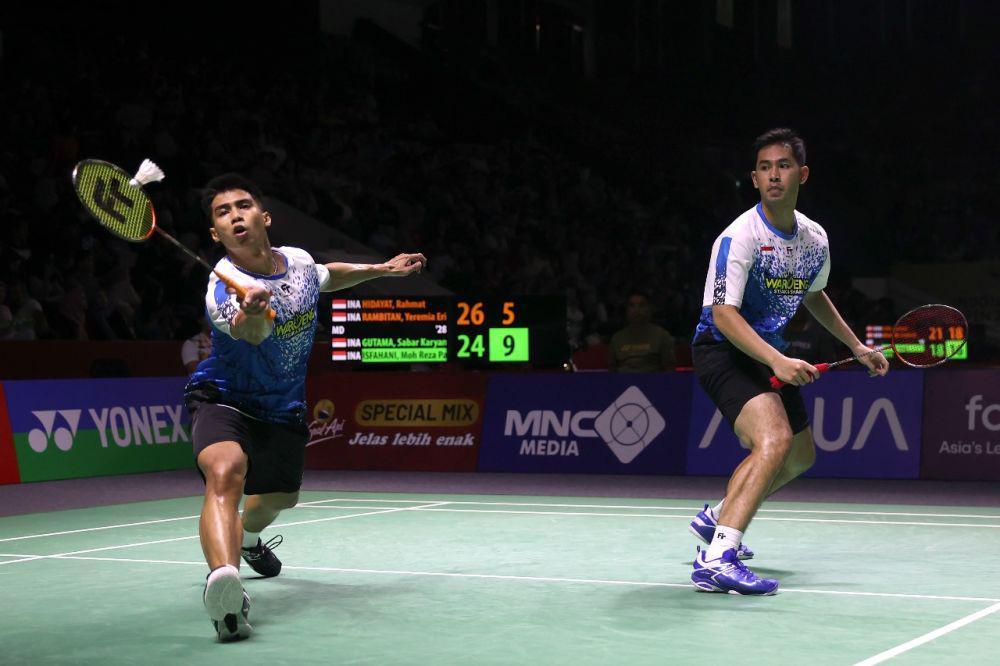 Sabar/Reza Penyelamat Muka Tuan Rumah di Indonesia Open 2024
