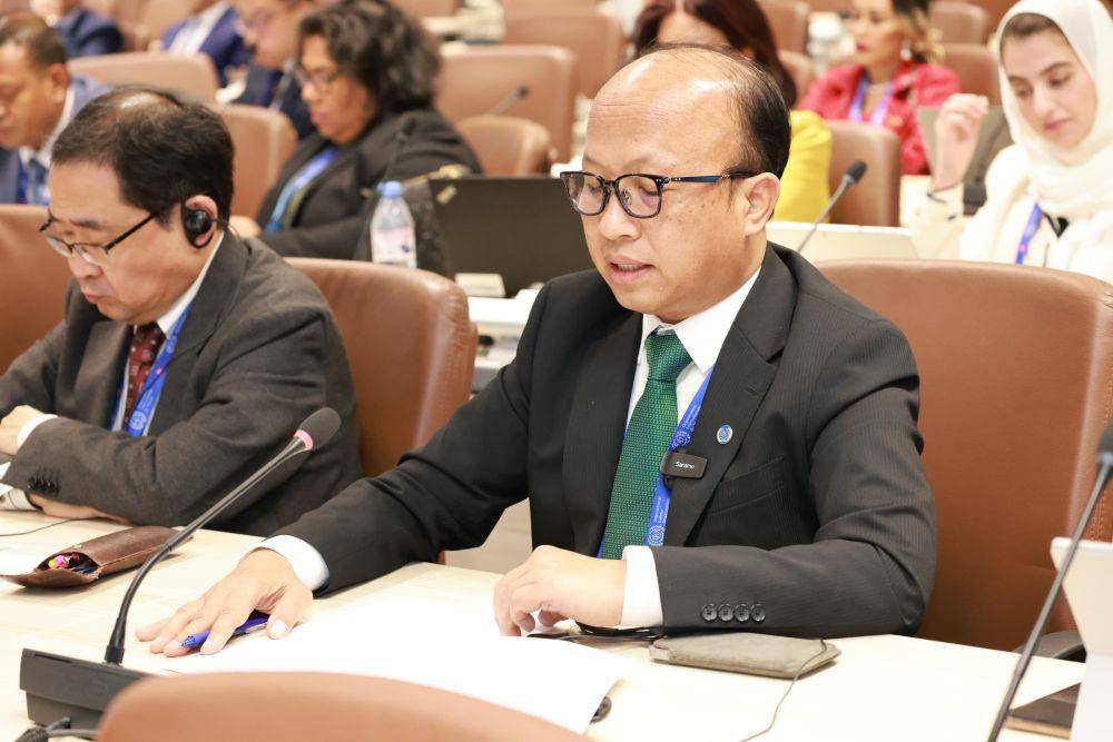 Pertemuan Menteri Ketenagakerjaan Asia-Pacific Group (ASPAG) di Konferensi Perburuhan Internasional ke-112 di Jenewa (dok. Kemnaker)