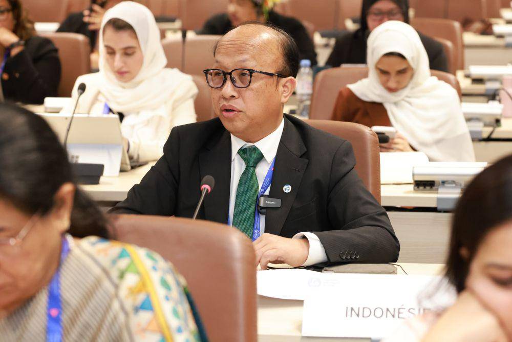 Pertemuan Menteri Ketenagakerjaan Asia-Pacific Group (ASPAG) di Konferensi Perburuhan Internasional ke-112 di Jenewa (dok. Kemnaker)
