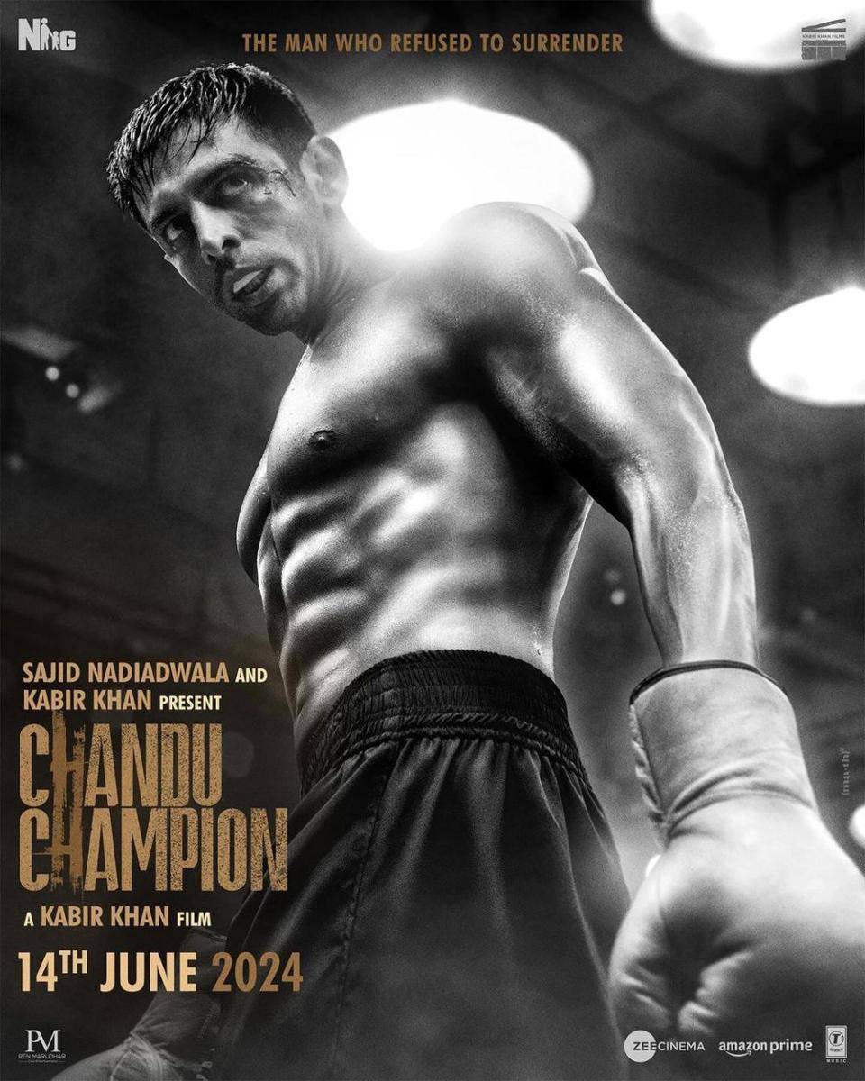poster film Chandu Champion (instagram.com/kartikaaryan)