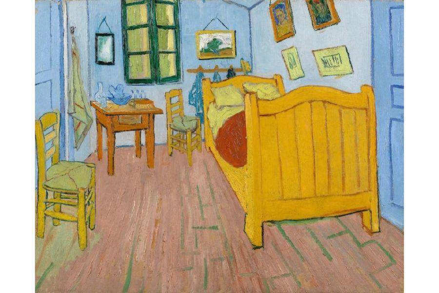 ilustrasi lukisan The Bedroom (dok. Van Gogh Museum)