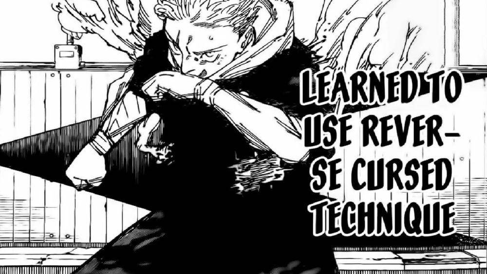 Yuji Itadori menggunakan Teknik Kutukan Pembalik. (dok. Viz Media/Jujutsu Kaisen)