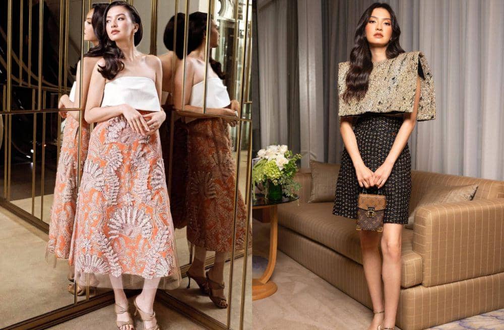 11 Pilihan Outfit Feminin ala Raline Shah, Selalu Berkelas!
