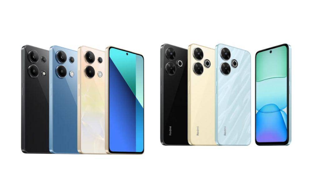 Xiaomi Redmi Note 13 4G (kiri) dan Xiaomi Redmi13 (kanan) (mi.co.id)