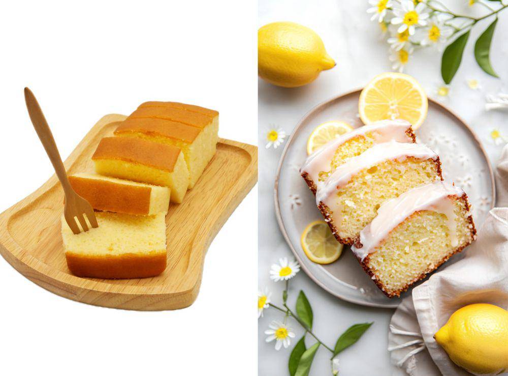 ilustrasi butter cake dan pound cake (vecteezy.com/lamai_p835465 | vecteezy.com/zaffiro1111)