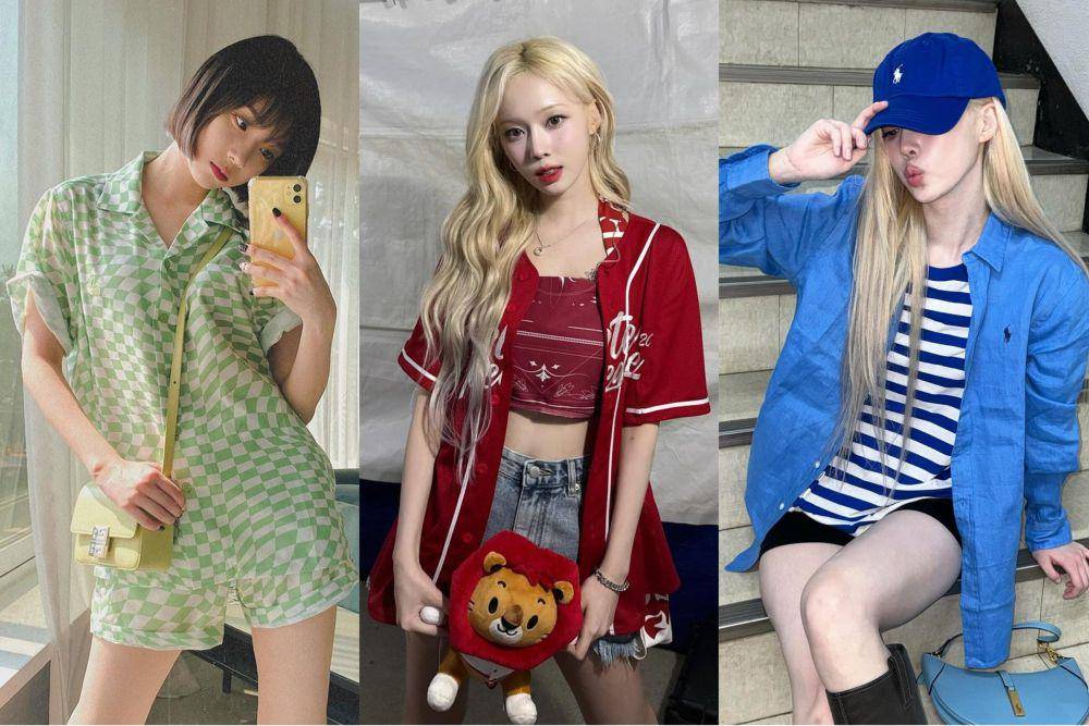 ide outfit kasual pakai celana pendek ala Winter aespa (instagram.com/aespa_official | instagram.com/imwinter)